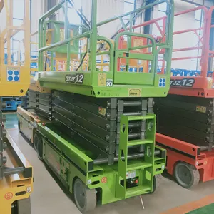 Fabricant chinois, plate-forme de levage hydraulique à ciseaux entièrement automotrice, hauteur de travail de 15.8 mètres
