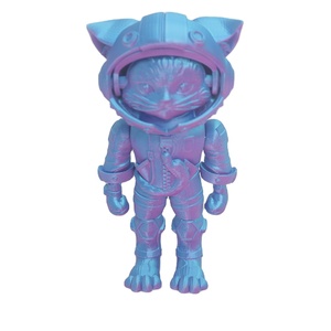 Figurine d'action de chat imprimée en 3D sur mesure, mini figurine, modèle de combinaison spatiale tendance, jouet à l'échelle 1:48, articulations mobiles, plastique durable - Product Image 6