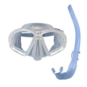 Neues Design Schnorchelmasken-<span class=keywords><strong>Set</strong></span> Tauchermaske mit Geringem Volumen Silikonband & Gehärtetem Glas 180° Weitwinkelansicht zum Tauchen - Product Image 2