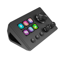 Controlador de Transmisión MiraBox N3 con Panel de Macros, 6 Teclas LCD y 3 Perillas Giratorias para Streaming, Juegos y Creación de Contenido