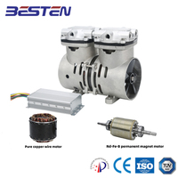 Compresseur d'air sans huile Portable DC 8bar équipement de désinfection médicale 12V moteur en cuivre Source de gaz petit et léger