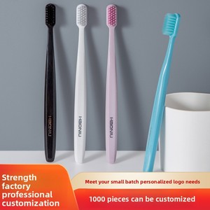 Brosse à dents manuelle à poils souples de haute qualité pour usage domestique, adultes, emballées individuellement, 480 brosses par boîte, modèle 811 - Product Image 5