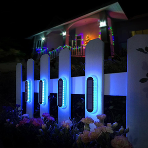 Lot de <span class=keywords><strong>4</strong></span> lampes solaires LED étanches IP68 pour marches, allumage/extinction automatique, pour couloir, allée, porte, garage - Product Image 1