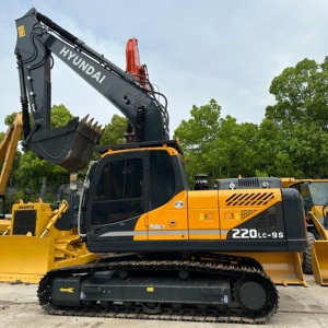 รถขุดไฮดรอลิก Hyundai 220LC-9s 220lc-9 220-9s 220 มือสอง ขนาด 22 ตัน เครื่องยนต์ Cummins เกียร์ PLC มอเตอร์  ความจุบุ้งกี๋ 1.0 เมตร  ขาย - Product Image 3