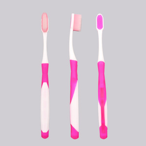 Cepillo de Dientes Manual para Adultos, Cerdas Suaves de Alta Densidad, 19 cm, Nylon, Uso Doméstico - Product Image 1