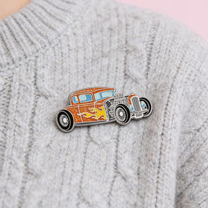 Pin de Solapa Vintage de Metal, Novedad, Venta al por Mayor, Decoración Retro para Ropa, Bolsos, Camisetas, Personalizable con Logotipo, Pin de Solapa Brillante para <span class=keywords><strong>Coche</strong></span> - Product Image 3