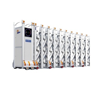 Zhanjiang HT518 - Puertas Corredizas Automáticas Motorizadas de Aluminio de 6 m, Color Gris, Modernas, para Exteriores, Escuelas, Portátiles, de Seguridad - Product Image 2