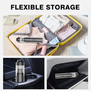 <span class=keywords><strong>Aspiradora</strong></span> Plumero y Bomba de Aire Eléctrica de Mano Multifunción para Coche, Inalámbrica, Portátil, Desmontable y Lavable, con Certificación CE y Puerto Tipo C - Product Image 6