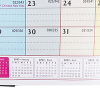 Juxing Paper 2024 2025 impression personnalisée mensuelle grand calendrier de bureau Table organisation calendrier de planification