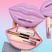 Kit de Maquillage Lèvres Professionnel : Rouge à Lèvres Mat Longue Tenue Imperméable et Crayon à Lèvres avec Étiquetage – Vente en Gros
