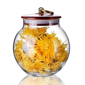 Très Offre Spéciale! Nouveau Design Lâche Thé De Stockage Bocal En Verre Épice Boîte de Condiment Réservoir Avec Couvercles De Bambou Pour Cuisine Bureau usage domestique - Product Image 3