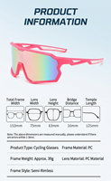 Lunettes de cyclisme sportives pour VTT et route, professionnelles, photochromiques, à monture intégrale, avec verres interchangeables, pour myopes, hommes, femmes, PC, adultes