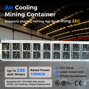 Drolin Box 40Ft Air Cooling <strong>Crypto</strong> Mining <strong>Container</strong> 290 T21 <strong>Miners</strong> Plug And Play Outdoor Hosting Solution Farm Site - Product Image 1