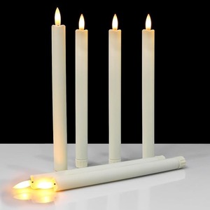 Velas <span class=keywords><strong>de</strong></span> Pilar sin Llama, con Llama Parpadeante 3D, Velas LED que Funcionan con Baterí<span class=keywords><strong>a</strong></span>, Ecológicas, con Control Remoto, Decoración para Bodas y Hogar - Product Image 6