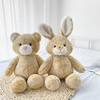 2025 vente chaude personnaliser professionnel faire des poupées sur mesure PP remplissage doux et respectueux de la peau lapin jouets en peluche pour enfants poupée
