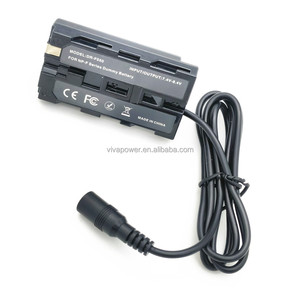 5521 femelle NP-F batterie factice remplacer DK-415 F550 750 <span class=keywords><strong>770</strong></span> F960 F970 coupleur pour <span class=keywords><strong>SN</strong></span> HXR-NX5 HXR-NX100 PXW-Z150 NEX-FS100 AC-VL1 - Product Image 2