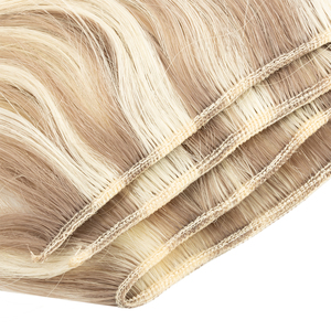 Cheveux naturels ondulés 13A de qualité supérieure, blond cendré, trame 100% cheveux humains Remy, paquet de trame - Product Image 3