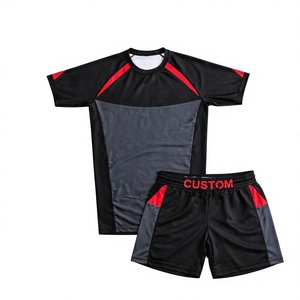 Camiseta de Compresión Personalizada para Jiu Jitsu, Rashguard de Sublimación para BJJ, Grappling, No Gi, MMA, Entrenamiento, Secado Rápido, Fabricante Mayorista - Product Image 1