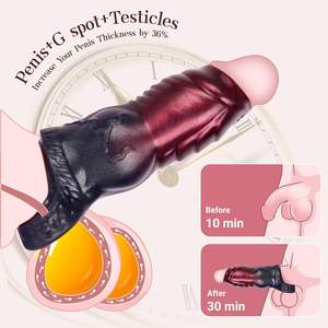 Selongsong Penis Knot, Selongsong Penis, Pembesar Penis, Pembesar Penis Lembut untuk Pasangan, Penunda Ejakulasi, Peningkat Ereksi Lebih Kuat - Product Image 2
