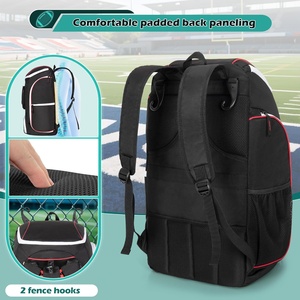 Grand sac à dos et sacs de sport pour équipement de football, basketball, rugby, lutte, équipement d'équipe, sac de sport avec compartiment à chaussures - Product Image 3