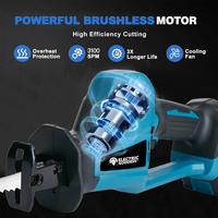 Scie sauteuse électrique sans fil 18V sur batterie, outil électrique portable industriel pour la découpe du bois, Série Goddess