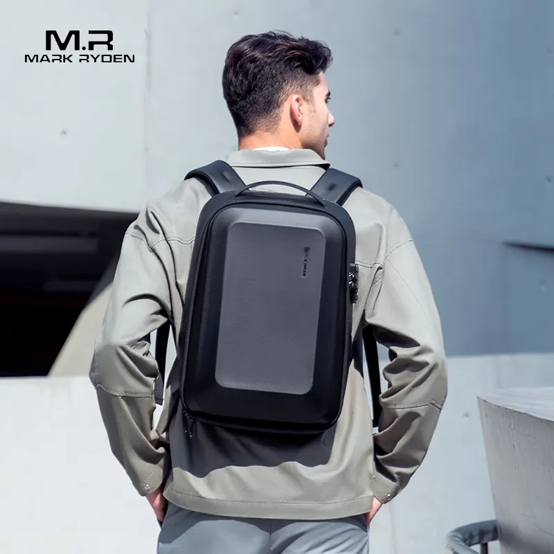 Mark Ryden fashion high quality customized design TSA anti theft school backpack bag supplier large storage men backpack