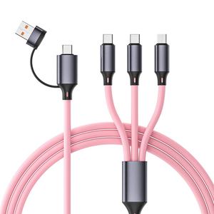 Câble de charge rapide 2-en-3 120W à prix d'usine, universel USB Type C, pour smartphone - Product Image 5