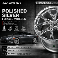 Llanta de Aleación Forjada Ligera y Pulida de 17 18 19 20 21 22 Pulgadas 5x114.3 5x112 5x120 para Audi S4 RS4 RS6 A4 A6 S3