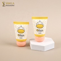 Tube en plastique souple personnalisé de 30ml 50ml pour lotion pour bébé Crème pour les mains pour enfants Emballage à prix d'usine pour les soins du corps Masques pour le lavage des mains