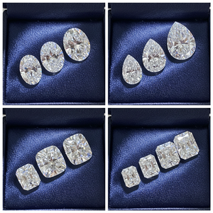 Pietra di Moissanite Sintetica di Alta Qualità, 1-10 Carati, <span class=keywords><strong>D</strong></span> VVS, Taglio Ovale, a Pera, Radiante, Gemma Sciolta - Product Image 1