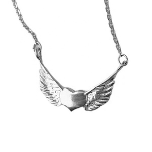 JIACHEN personalizado de moda romántica delicada flecha corazón PVD 18K oro colgante cadena Collar para niñas - Product Image 2