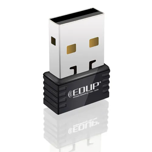 EDUP marka 150Mbps ağ kartı 2.4Ghz Wifi USB adaptörü kablosuz Dongle RT5370 yonga seti
