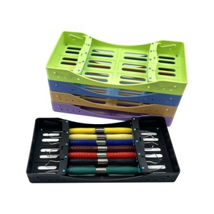 1pcs <span class=keywords><strong>Dental</strong></span> Restauração Estética Kit Titular 7 Caixas de Esterilização Manual Composite Resina Filler Dicas Alças Instrumento De Armazenamento - Product Image 2