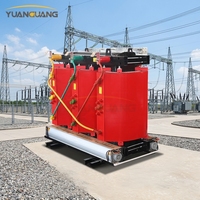 Transformateur sec à faible bruit à enroulement en cuivre 10 kV 800 kVA 1250 kVA 1600 kVA pour système de distribution d'atelier