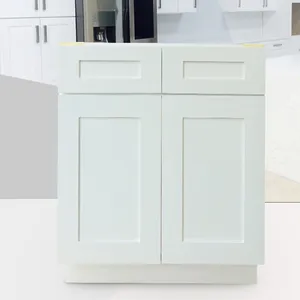 Muebles de cocina modernos de pared Diseños de muestra Gabinete de cocina de chapa de lujo personalizado