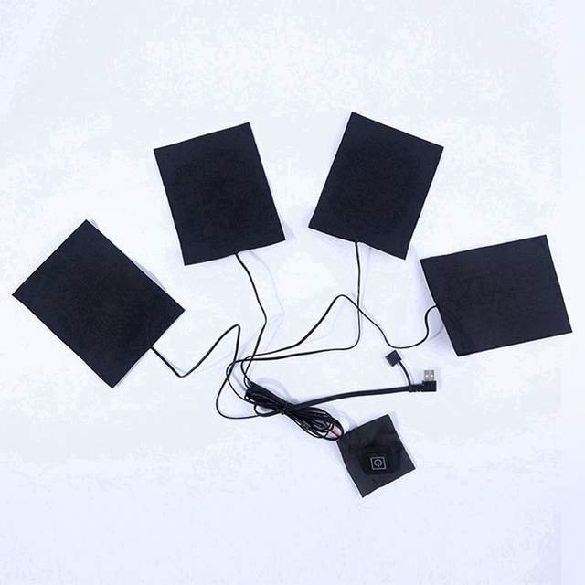 Cheap Battery Operated 5v Flexible Carbon Fiber Usb Electric Heating Pad for Winter Vest