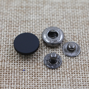 Manufacturer Custom High Quality Gold Color Flat Zinc Alloy Metal Four Part <strong>Snap</strong> <strong>Button</strong> for Coat - Product Image 3