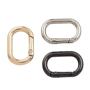 Oval Spring <b>Rings</b> Zinc Alloy Plated Strong Hardware For Bags Clothing Accessories - Product Image 5