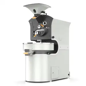 Gietijzeren Koffiebrander 10Kg 12Kg 15Kg Grote Roestvrijstalen Drum Commerciële Industriële Koffiebrander Machine