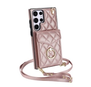 Borsa a tracolla custodia a portafoglio in pelle PU con tasca a fisarmonica di lusso per <span class=keywords><strong>Samsung</strong></span> Galaxy S23 <span class=keywords><strong>cover</strong></span> posteriore in pelle Ultra - Product Image 6