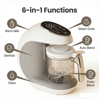 Babycook Pro 4 en 1 : Cuiseur vapeur, mixeur et robot culinaire pour bébé