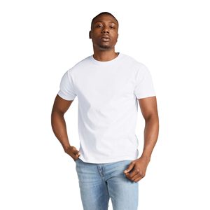 Camiseta de gran tamaño de alta calidad para hombre, camiseta blanca en blanco para deportes, camiseta suave para correr en el gimnasio, camisetas deportivas informales de algodón pesado - Product Image 1