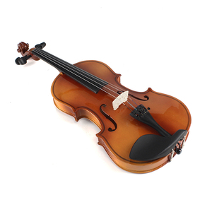 Precio de fábrica al por mayor Violín de madera contrachapada barato de mejor calidad con arco de madera de Brasil para niños y estudiantes - Product Image 1