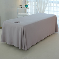 Ensemble de couvre-draps pour table de massage en microfibre douce Table de massage pour spa Drap plat ajusté élastique