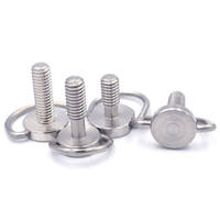 1/4 caméra D-ring plaque de dégagement rapide adaptateur pliant en acier inoxydable fixation D anneau trépied pouce D-sub taille de vis