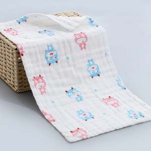 Toalla Facial para Bebé, Pañuelo de Muselina para Baño, 6 Capas de Algodón Suave, Paño de Lavado para Niños Pequeños, Paño para Limpiar, Babero para Recién Nacidos, Babero para Alimentación - Product Image 3