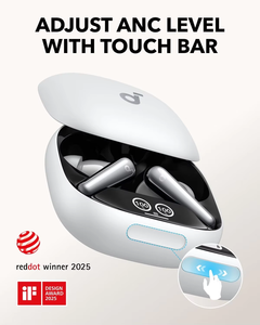 Écouteurs TWS Soundcore Liberty 4 Pro avec ANC Adaptatif, Audio Haute Résolution, Double Driver 5.3, LDAC et Étui de Charge à Affichage Intelligent - Product Image 2