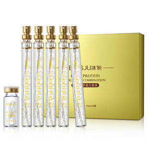 Suero facial de oro de 24K para estiramiento de la piel, hilos de colágeno solubles absorbibles, suero reafirmante y Reafirmante de oro de 24K - Product Image 4