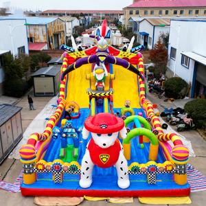 Castillo Inflable <span class=keywords><strong>de</strong></span> PVC para Uso Doméstico, Precio <span class=keywords><strong>de</strong></span> Fábrica Douerfei, Casa <span class=keywords><strong>de</strong></span> Brinco con Tobogán, Combinación Divertida, Uso Comercial para 200 Personas, para Familias - Product Image 5