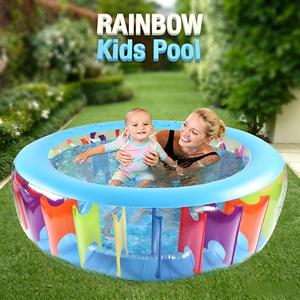 Piscina Inflable Redonda para Niños MAKE WAVES, de PVC Ecológico de 0.30mm de Grosor, Portátil, Impermeable, Fácil de Instalar, con Kit de Reparación - Product Image 2